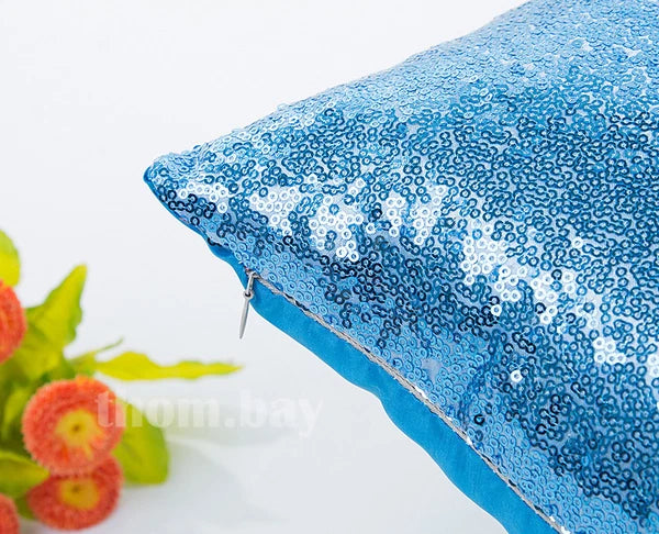 Plain Fluffy Classic Comfy Cushion Cover Cotton Linen Throw Pillow Case Bed Sofa