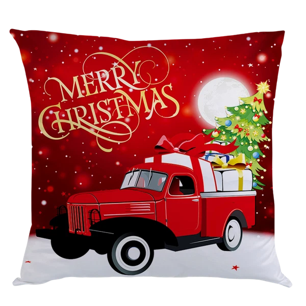 18in Christmas Pillow Case Cover Sofa Pillowcase Cushion Cover Home Decoration
