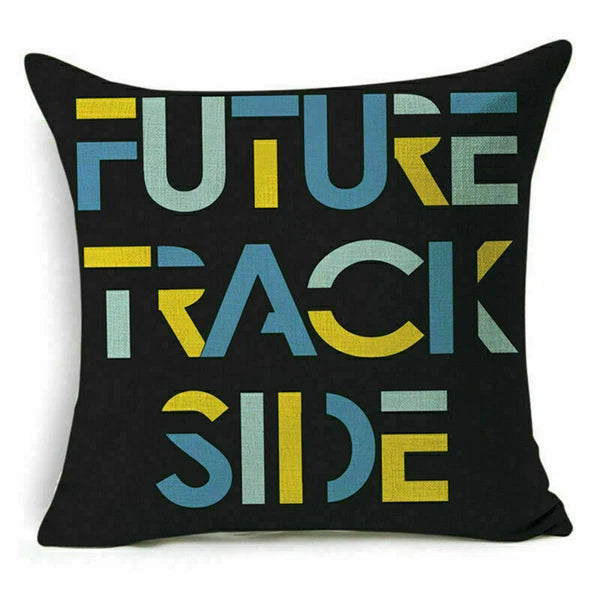 Cover Home Future Decor Waist Pillow Letter Case Cushion Sofa