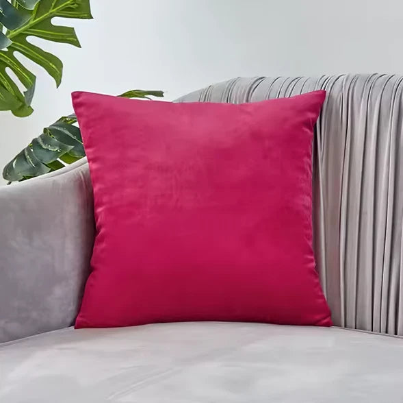 Luxury Velvet Pillow Case 40x40cm – Soft Cushion Cover for Sofa & Home Decor