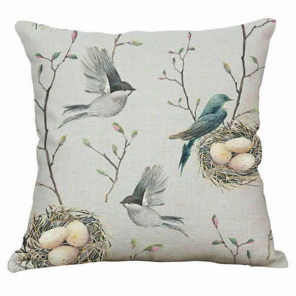 Decoration Cushion Cover Pillow Sofa Home Case Plants Office Green
