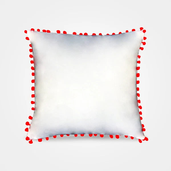 20pcs Sublimation Blank Pillow Case Soft Pom Ball Home Decor Sofa Cushion Cover