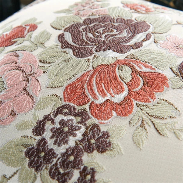 European Luxury Jacquard Throw Pillow Cover Sofa Bed Cushion Case Home Decor