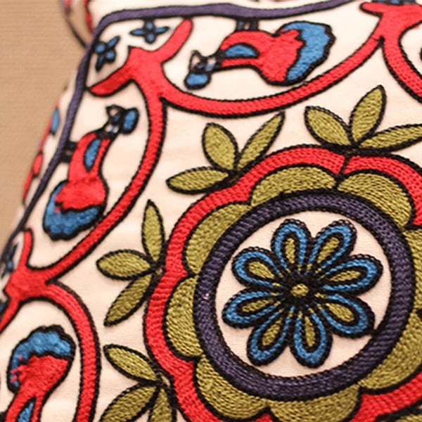 Boho Cushion Cover Bohemian Throw Pillow Case Ethnic Sofa Bed Embroidery NEW
