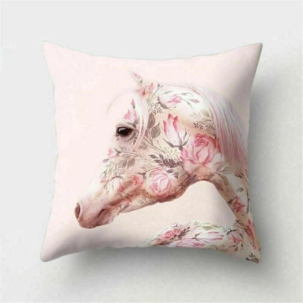 Decor Cushion Pink Throw Cover Case Cute Sofa Cover Animal Home Pillow