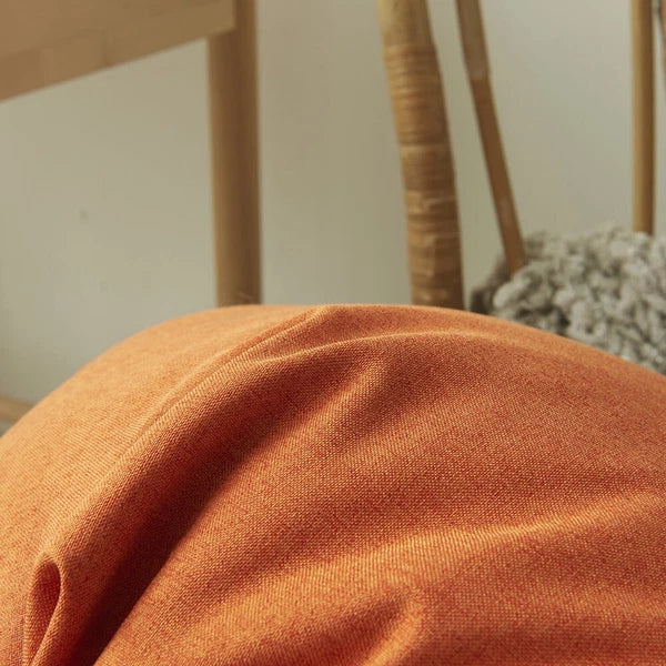 Home Use Sofa Living Room Bedside Back Cushion Cotton Linen Included Solid Color