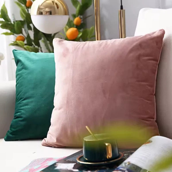 Luxury Velvet Pillow Case 40x40cm – Soft Cushion Cover for Sofa & Home Decor