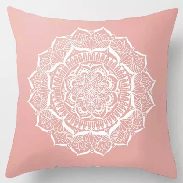 Pink Home Decor Printed Pillow Case Sofa Bed Throw Cushion Cover 18 Style