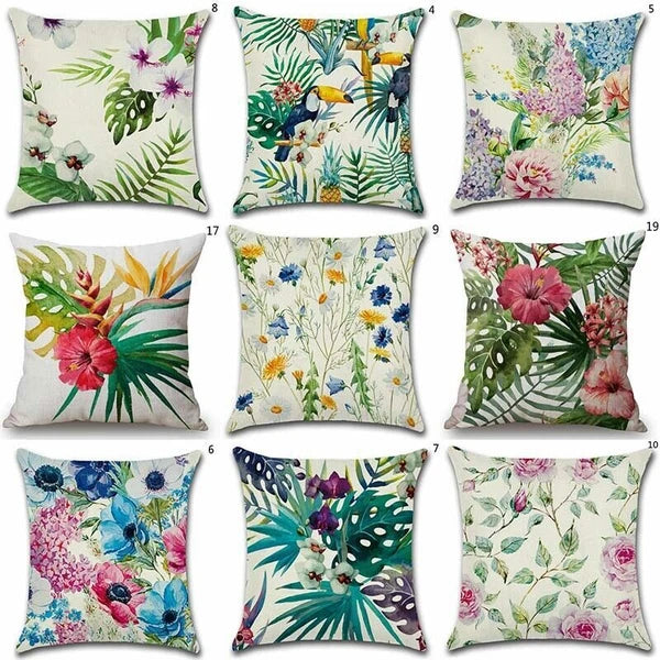 18 "Plant Home Decor Sofa Car Throw Cushion Pillow Case Cover