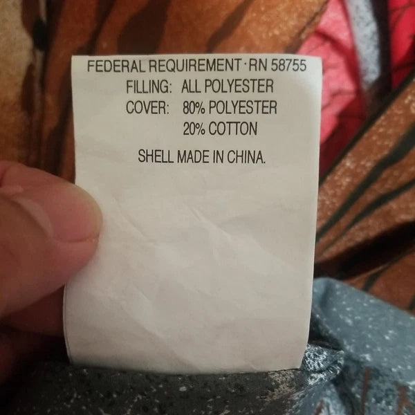 New Plush 3d Shape Fish Pillow Sofa Cushion Pillow cover 20 x 54 in