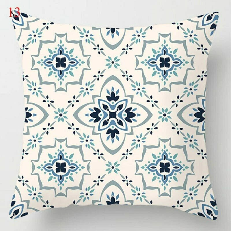 Super Soft Geometric Print Pillow Cases Art Cushion Covers for Sofa Pillowcases