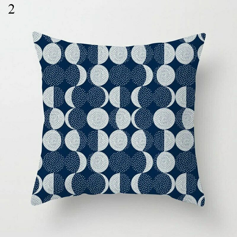 Super Soft Geometric Print Pillow Cases Art Cushion Covers for Sofa Pillowcases