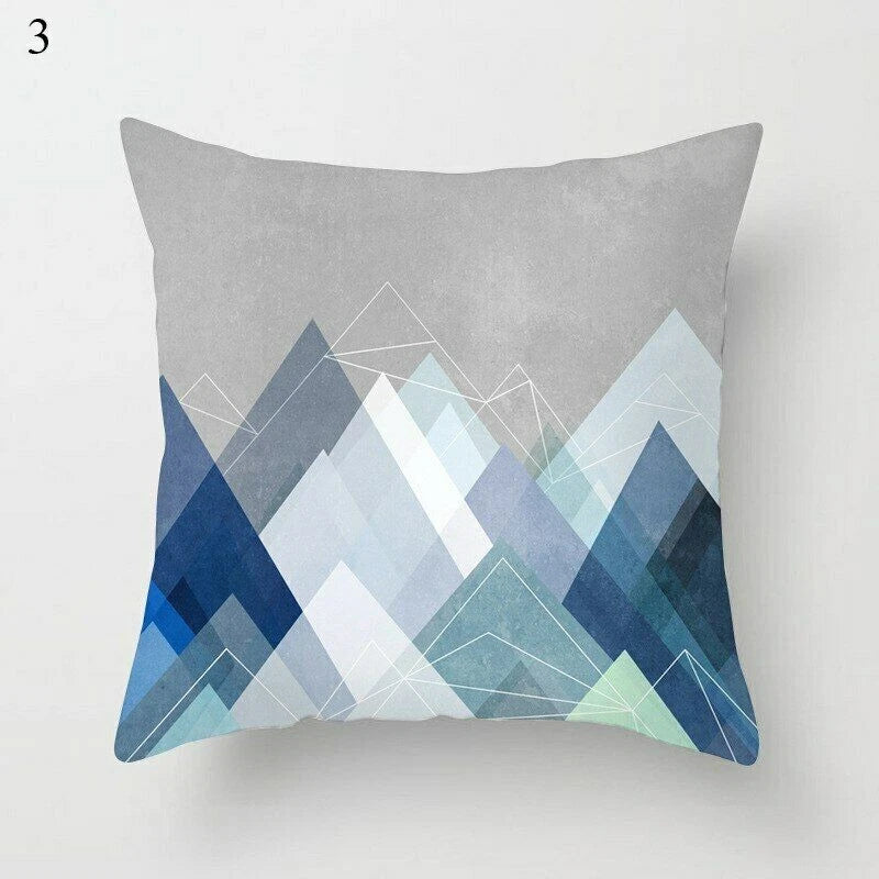 Super Soft Geometric Print Pillow Cases Art Cushion Covers for Sofa Pillowcases