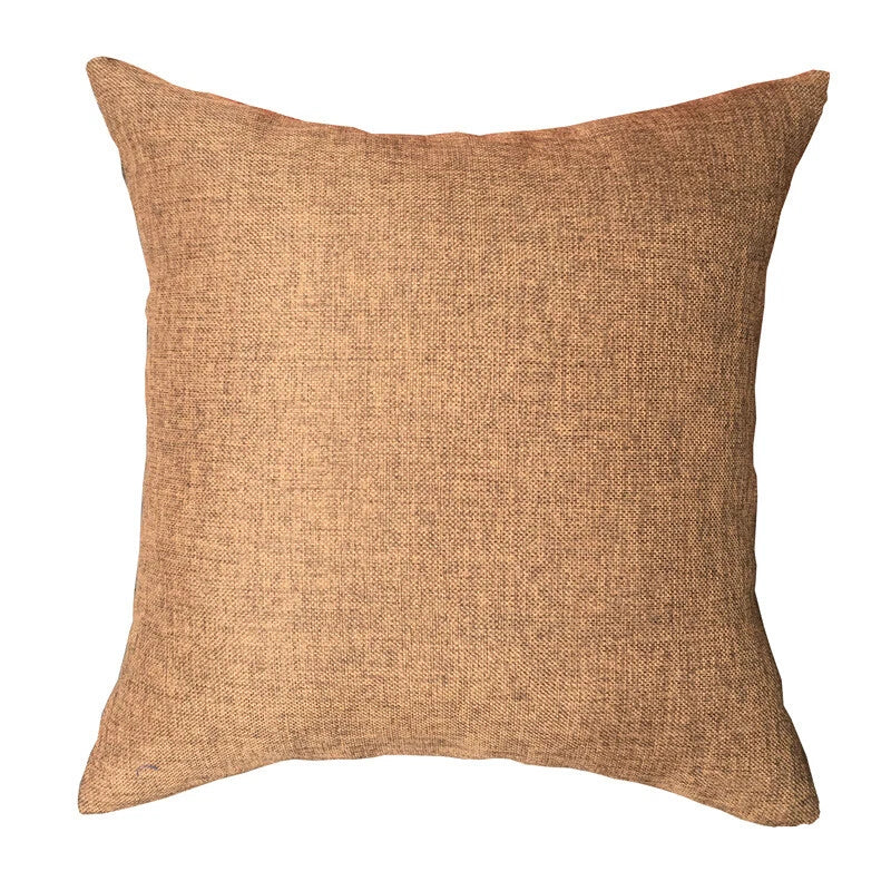 New 16*16" Plain Linen Cushion Cover Pillow Cases Home Sofa Decor Multicolor