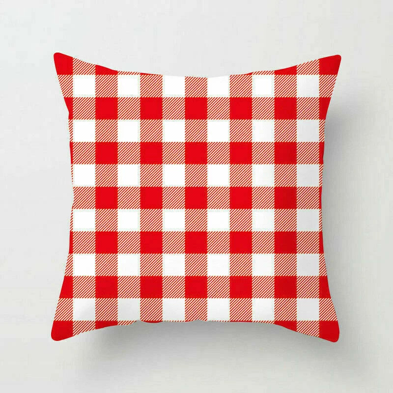 Polyester Geometric Sweet Pillow Case Sofa Waist Home Cover Cushion Decor 18"