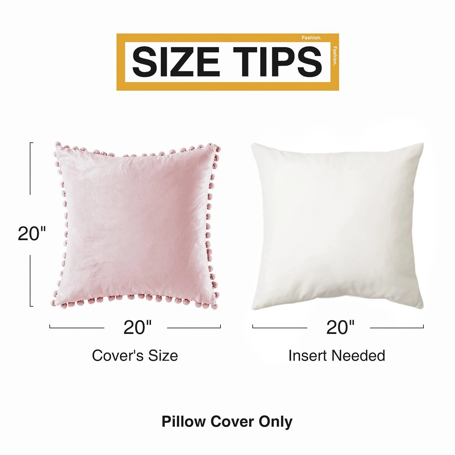 Top Finel Blush Pink Decorative Throw Pillow Covers for Couch Bed 20x20 Soft ...