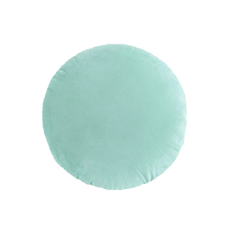 45cm Solid Color Round Cushion Cover Soft Velvet Pillowcase Home Sofa Bed Decor