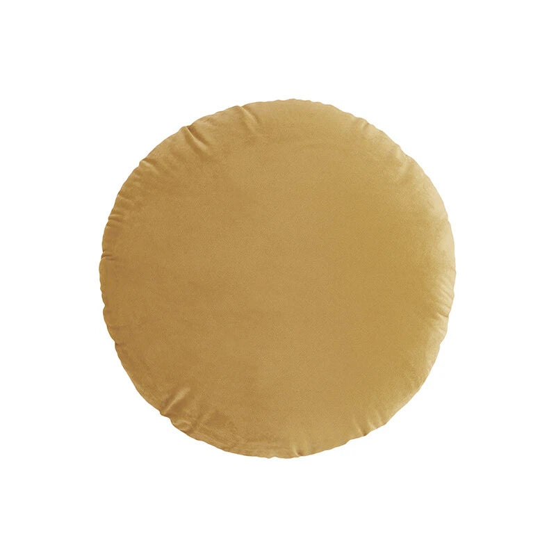 45cm Solid Color Round Cushion Cover Soft Velvet Pillowcase Home Sofa Bed Decor