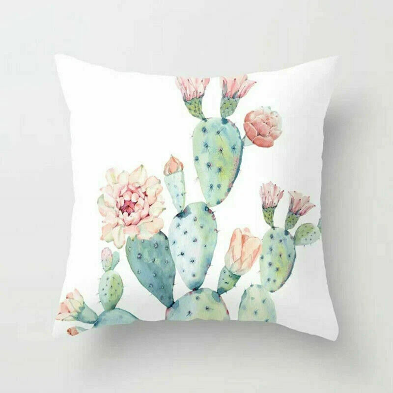Rustic Flower 18inch Pillow Case Sofa Bed Cushion Cover Home Decor