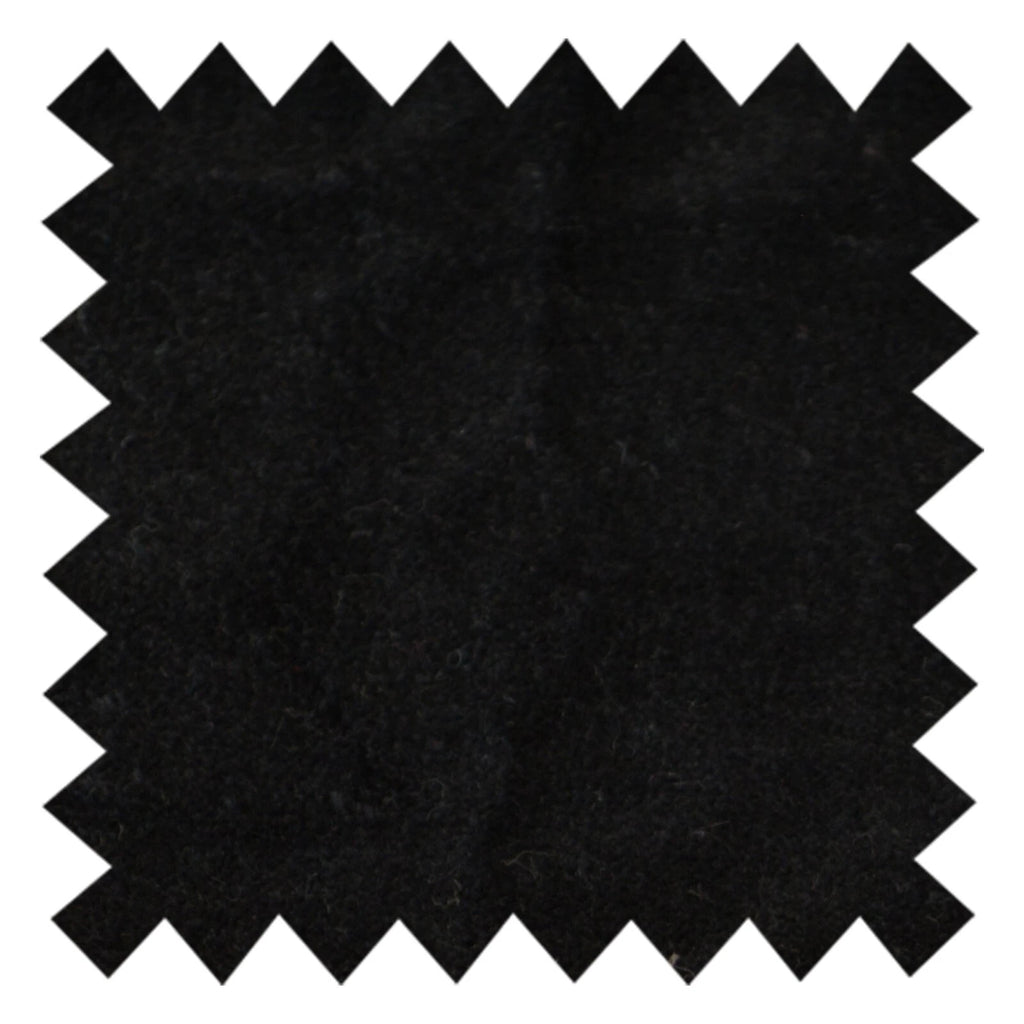 Set of 2 Black Velvet Cushion Covers 22x22" | Soft Pillow Cases for Sofa/Bed