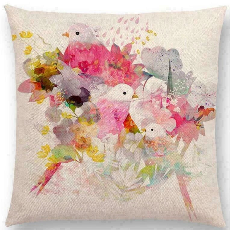 Cover Sofa Floral Case Cushion Pattern / Decor 18" pillow