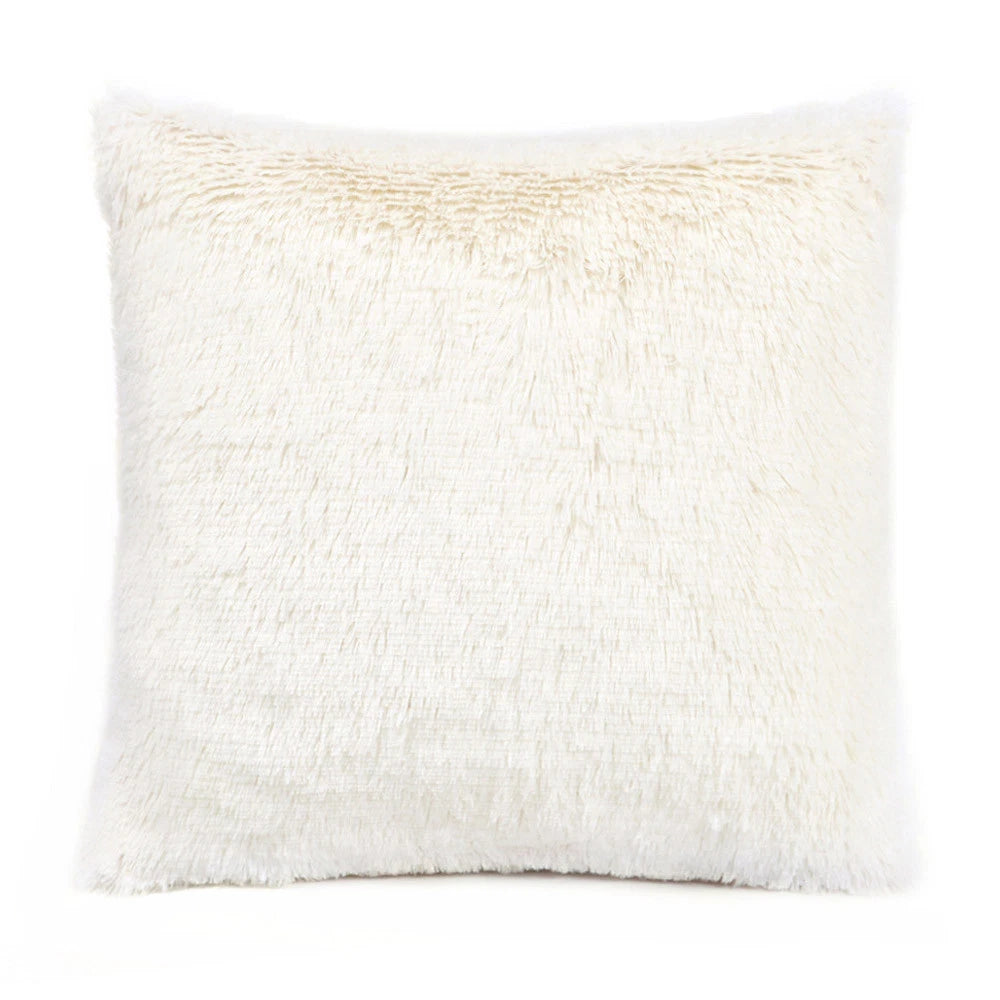 Cushion Cover Solid Color Soft Pillowcase Office Home Bed Sofa Car Décor New