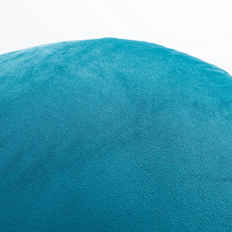 45cm Solid Color Round Cushion Cover Soft Velvet Pillowcase Home Sofa Bed Decor