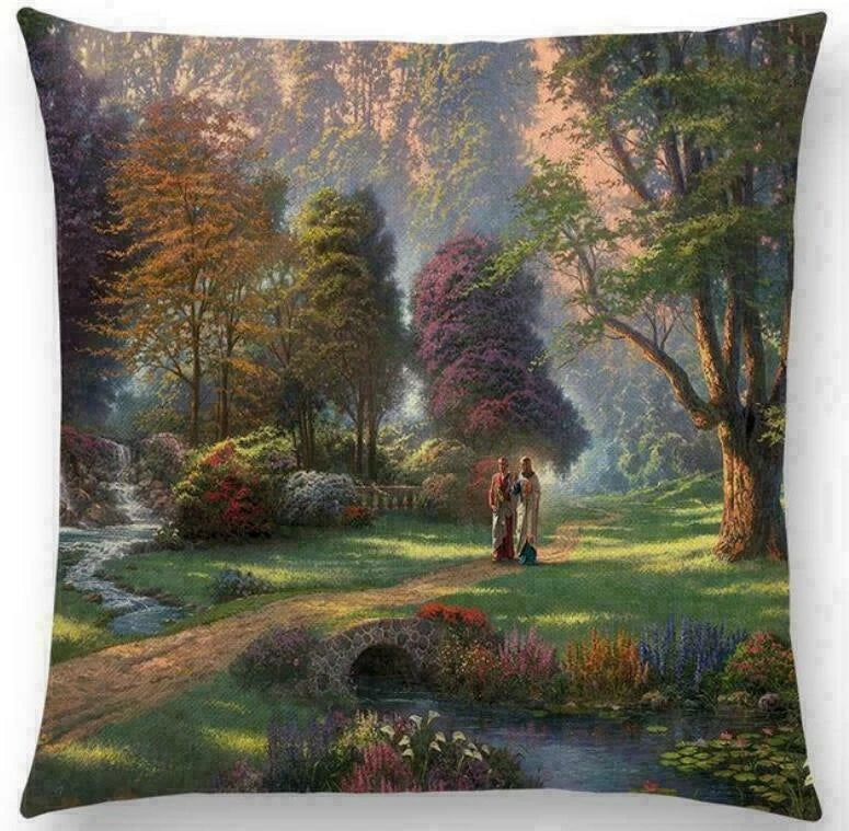 Scenery Country Sofa Decor Pillow Case Throw Cushion Cover Gift
