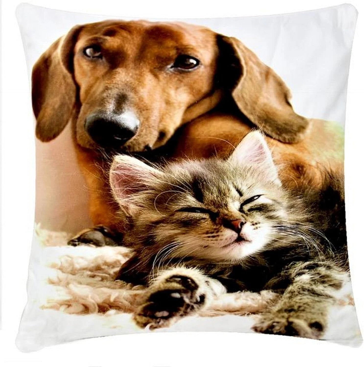 Cushion Cover Animal Print for Home Sofa Chair Bed Couch, Decorative Pillowcases