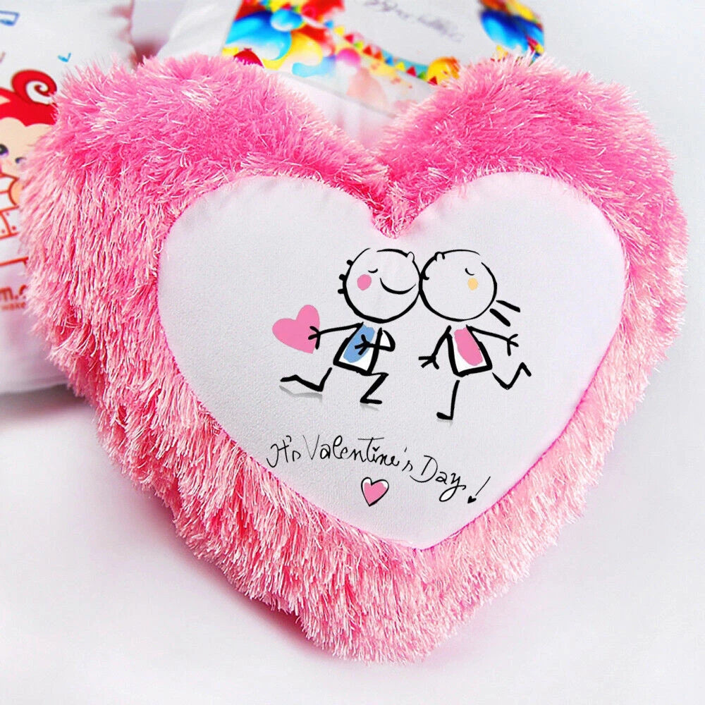 20Pcs Sublimation Fluffy Plush Blank Pillowcase Home Sofa Waist Cushion Cover