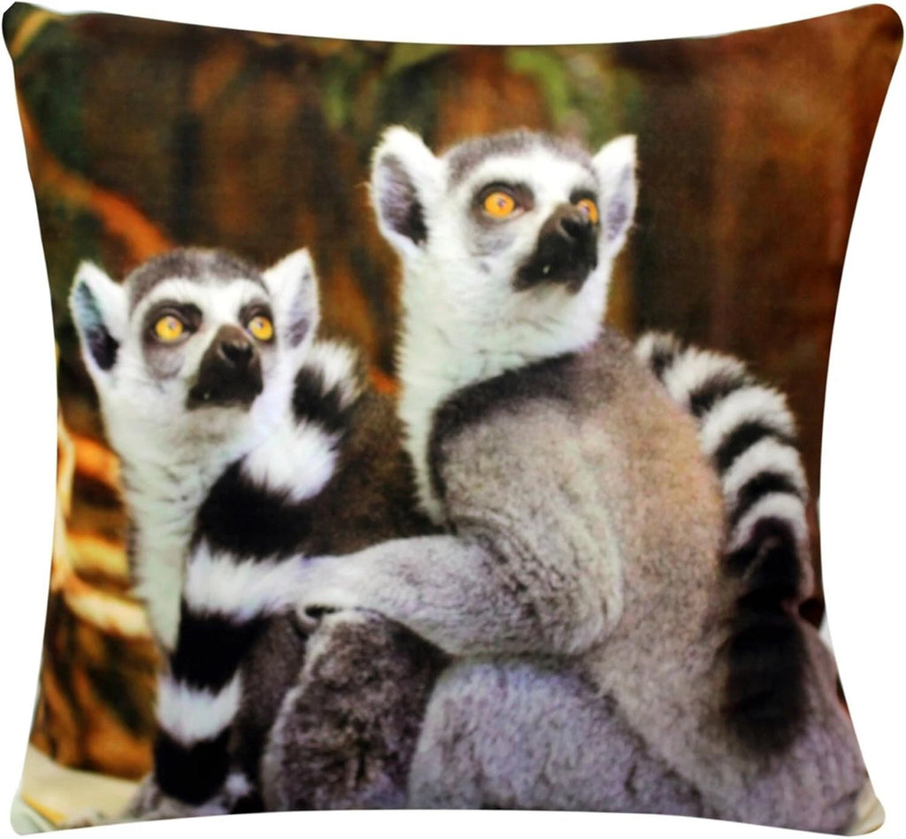 Cushion Cover Animal Print for Home Sofa Chair Bed Couch, Decorative Pillowcases