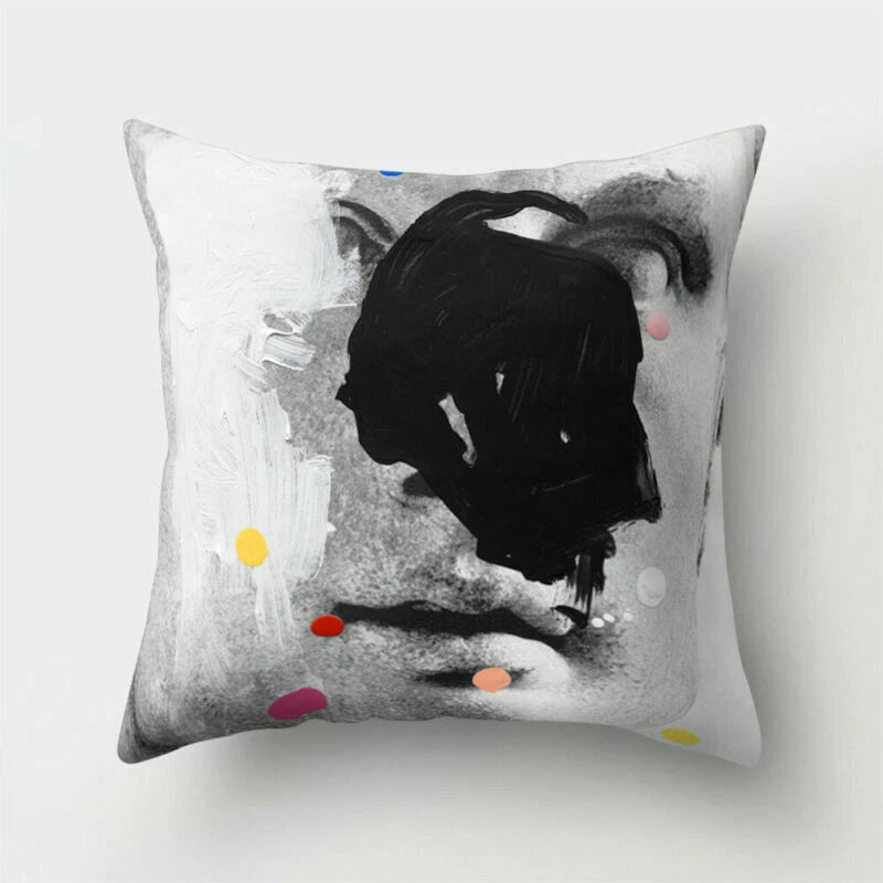 18 inch Polyester Pillow case cover sofa throw waist Home cover cushion Decor