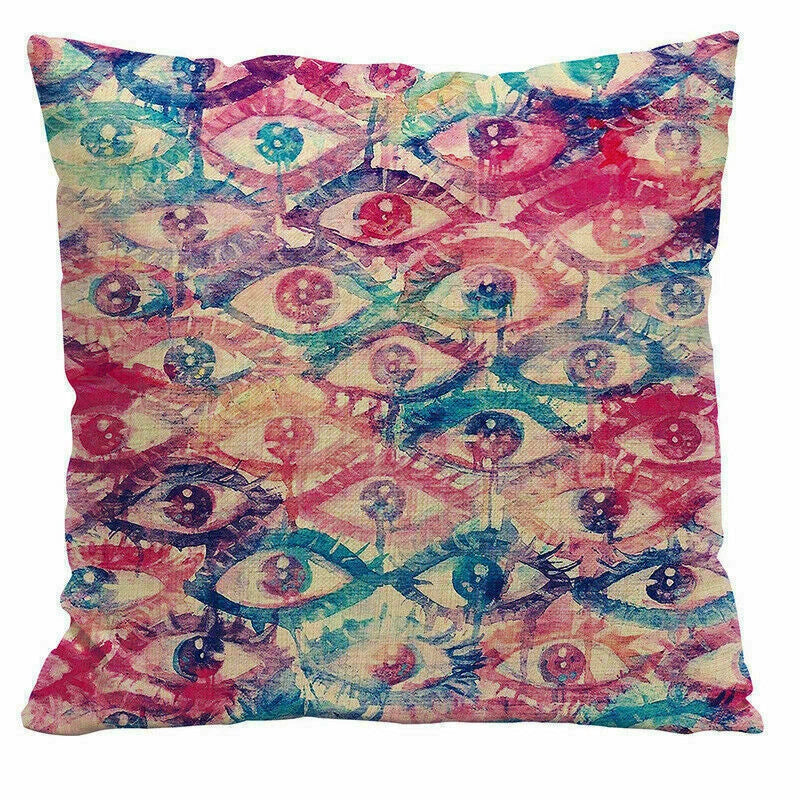 Decor Cushion Office Cover Case Sofa Geometry 18" Home Color