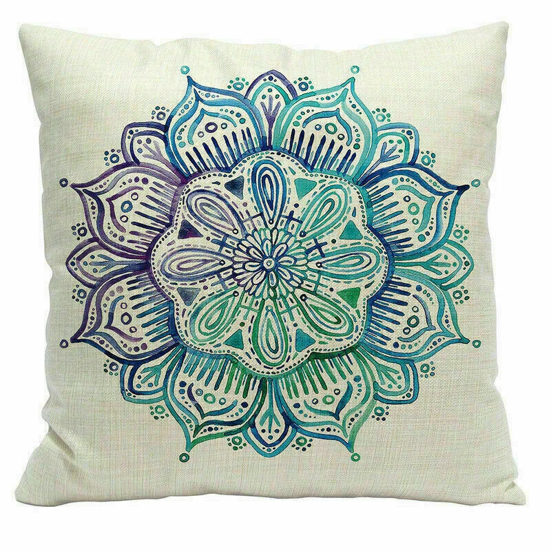 Decor Cushion Office Cover Case Sofa Geometry 18" Home Color