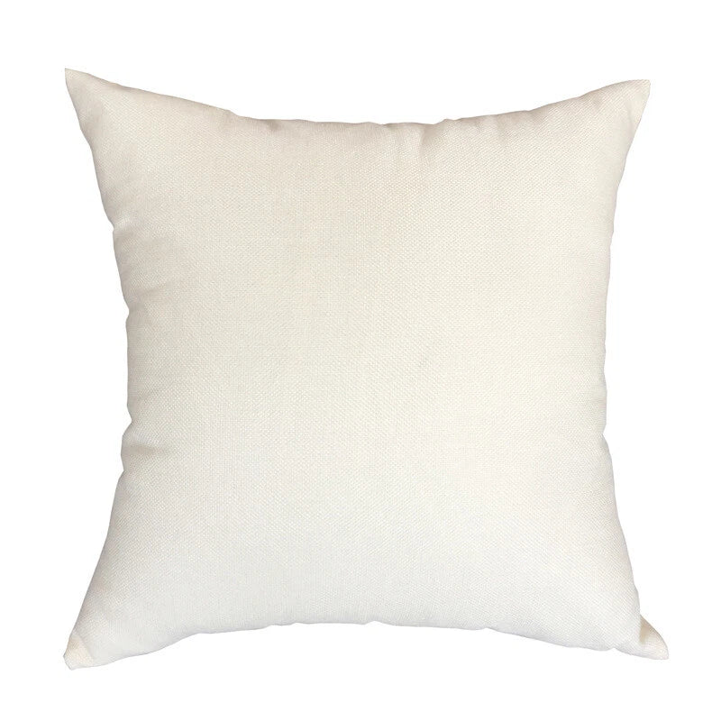 New 16*16" Plain Linen Cushion Cover Pillow Cases Home Sofa Decor Multicolor