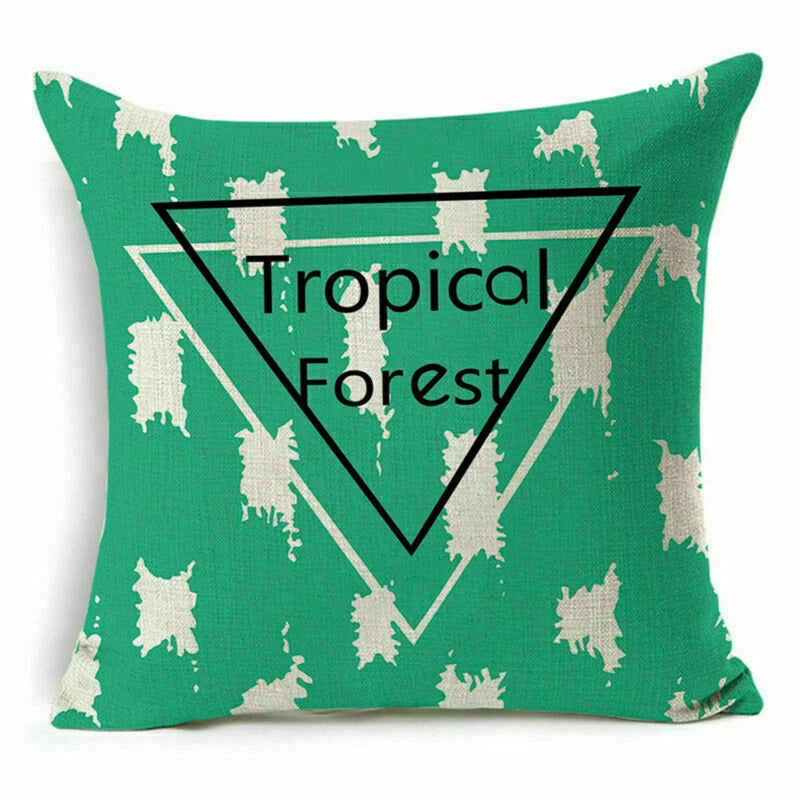 Cover Home Future Decor Waist Pillow Letter Case Cushion Sofa