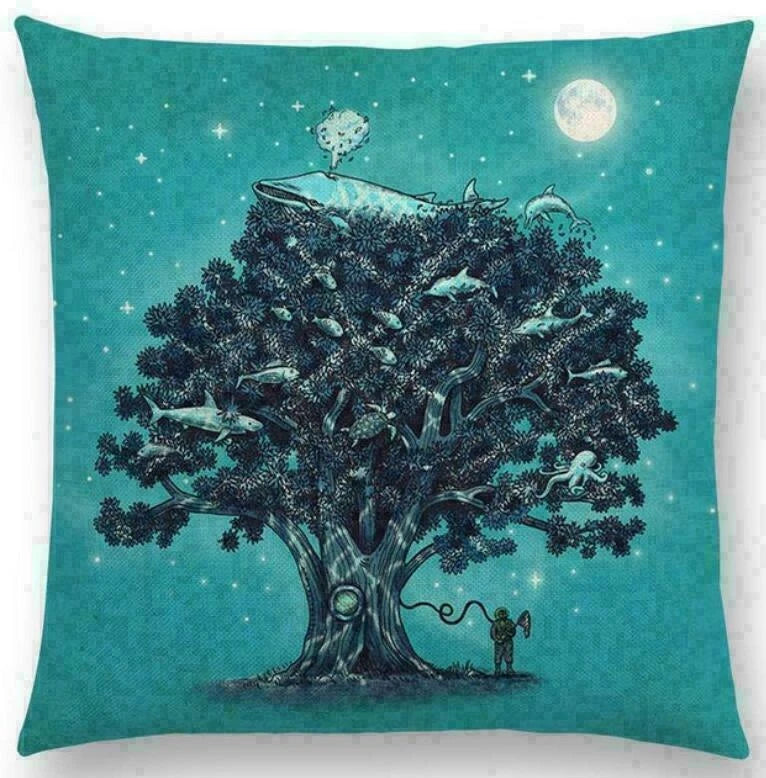 Decor cushion waist cover car Spaceman 18"*18"sofa pillow Home case