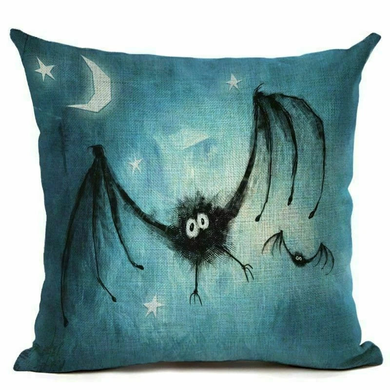 Decor Cushion Hallween Sofa Cover Cover Pumpkin 18"*18" Pillow Pillow Home Case