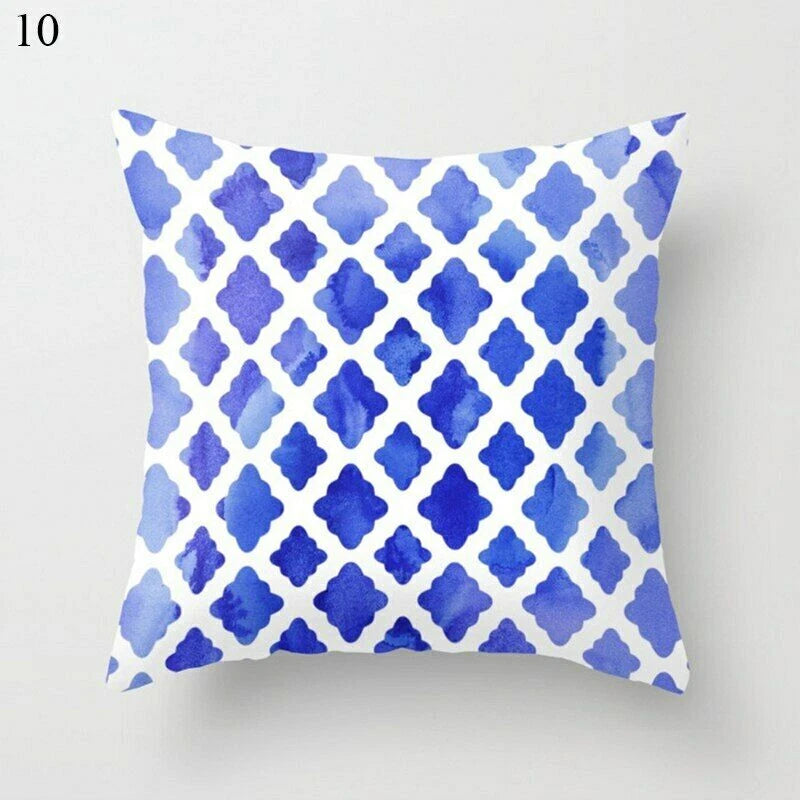 Super Soft Geometric Print Pillow Cases Art Cushion Covers for Sofa Pillowcases