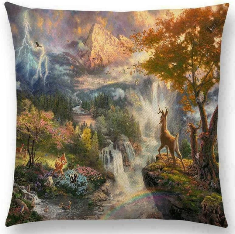 Scenery Country Sofa Decor Pillow Case Throw Cushion Cover Gift