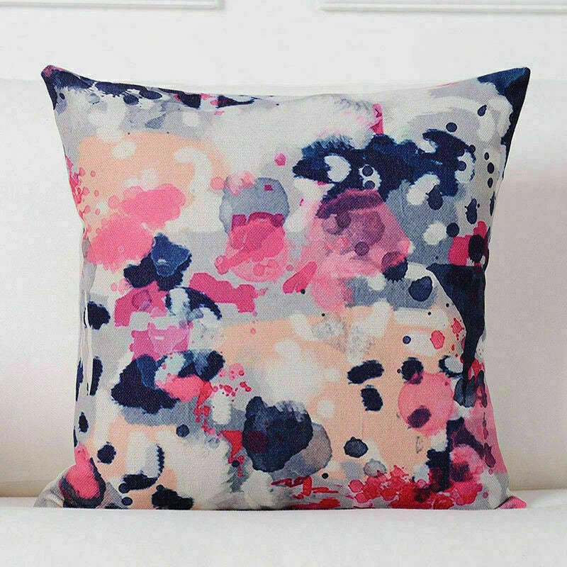 MY1437 Cushion Home Pillow Sofa Throw Cover Geometric Waist Case