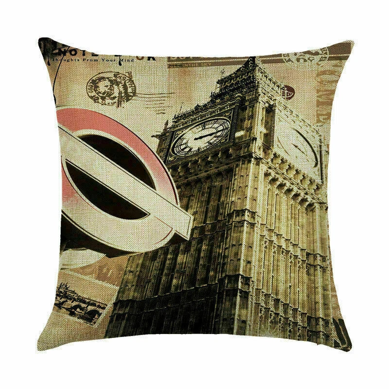 waist case building pillow Home cushion car Print cover cover DecorFamous sofa