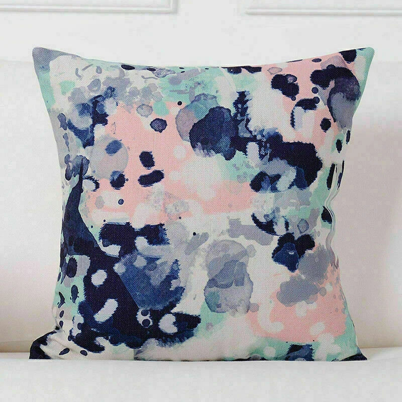 MY1437 Cushion Home Pillow Sofa Throw Cover Geometric Waist Case