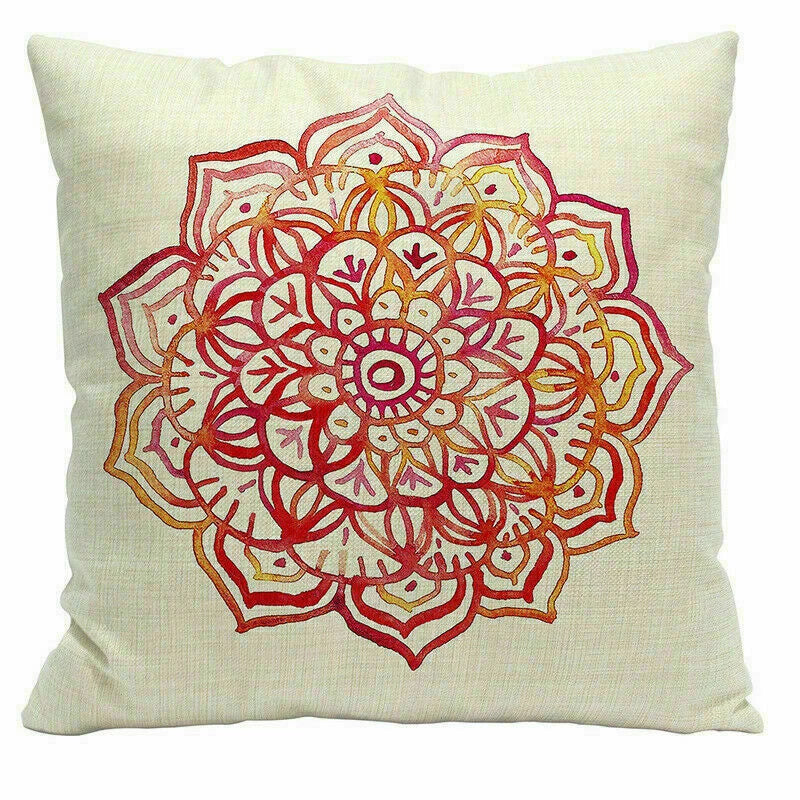 Decor Cushion Office Cover Case Sofa Geometry 18" Home Color