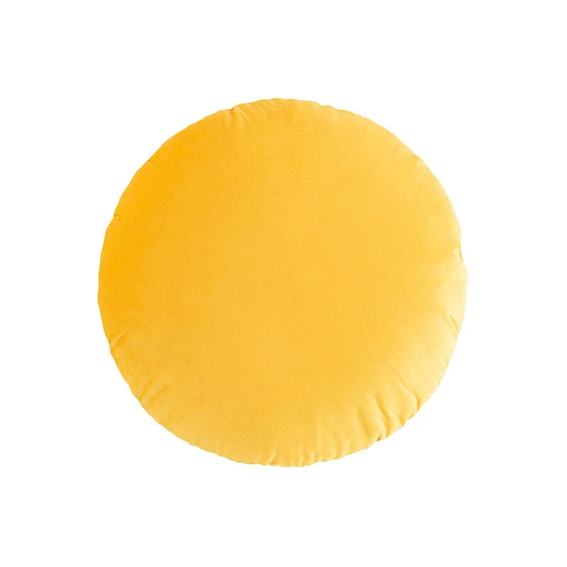 45cm Solid Color Round Cushion Cover Soft Velvet Pillowcase Home Sofa Bed Decor