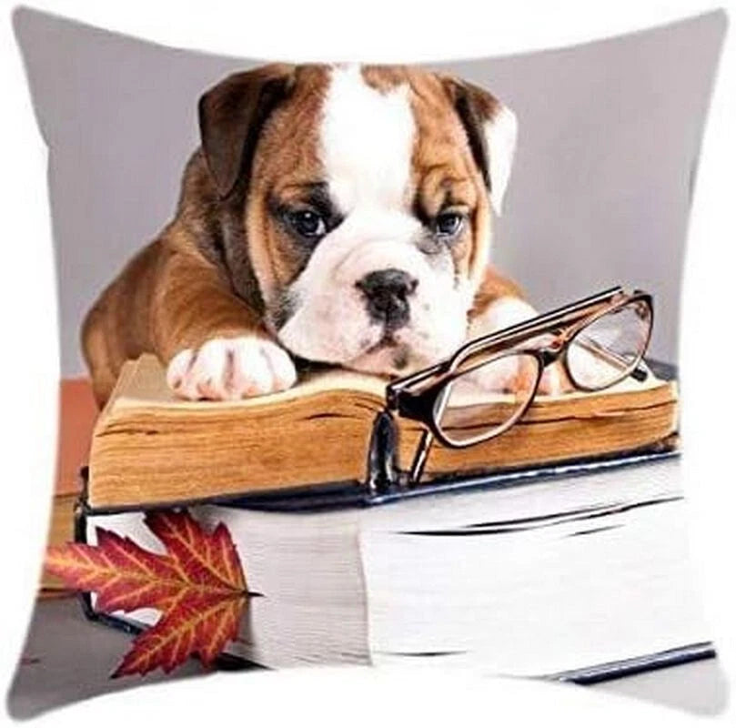 Cushion Cover Animal Print for Home Sofa Chair Bed Couch, Decorative Pillowcases