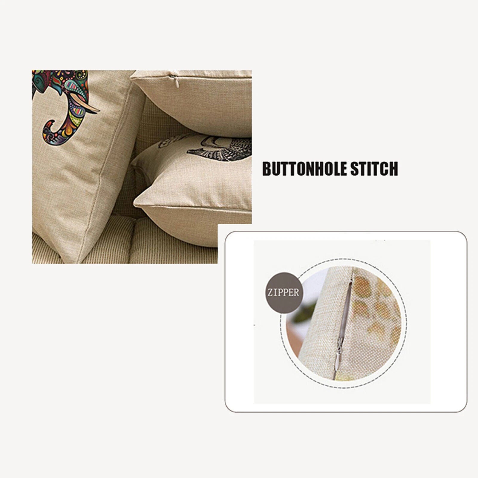 Leaves Feather   Cushion Cover Throw Pillow Case Home Sofa Car Decor