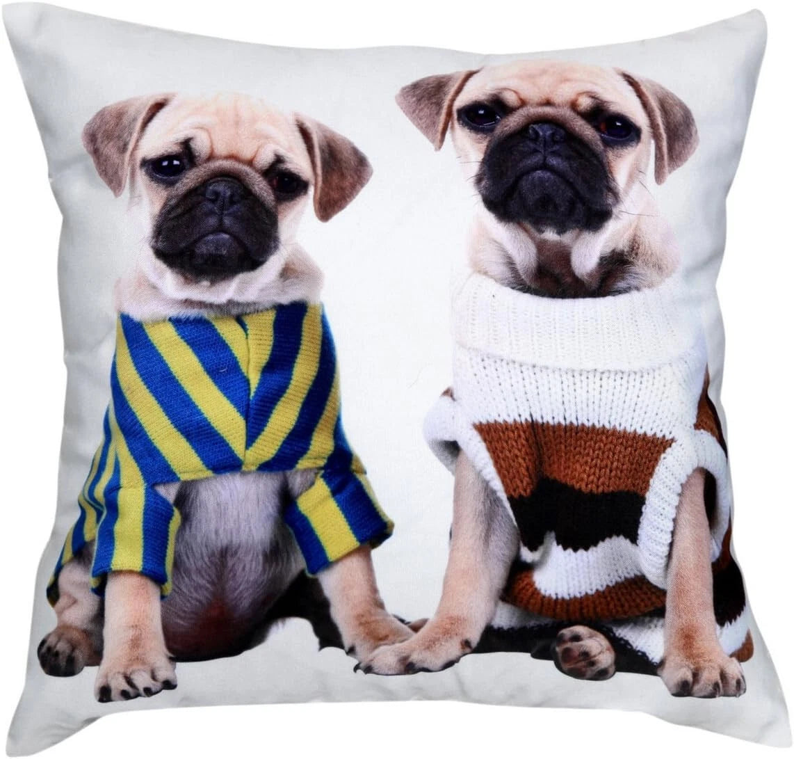 Cushion Cover Animal Print for Home Sofa Chair Bed Couch, Decorative Pillowcases