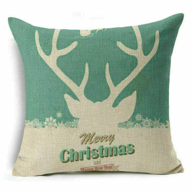 Decor Cushion 18" Pillow Cover Sofa Christmas Throw Style Home