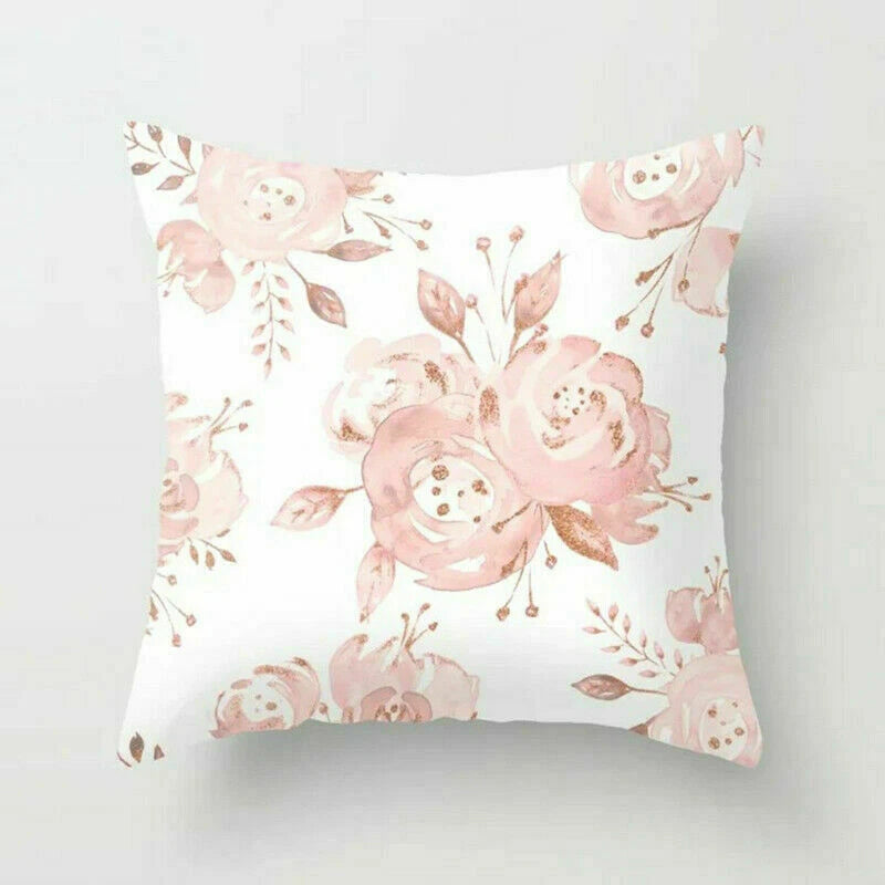 Rustic Flower 18inch Pillow Case Sofa Bed Cushion Cover Home Decor